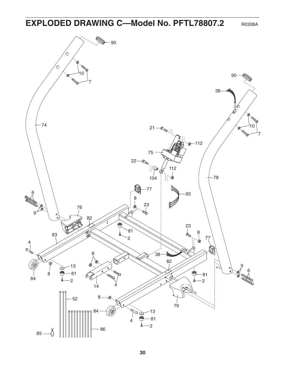 ProForm PFTL78807.2 User Manual | Page 30 / 32