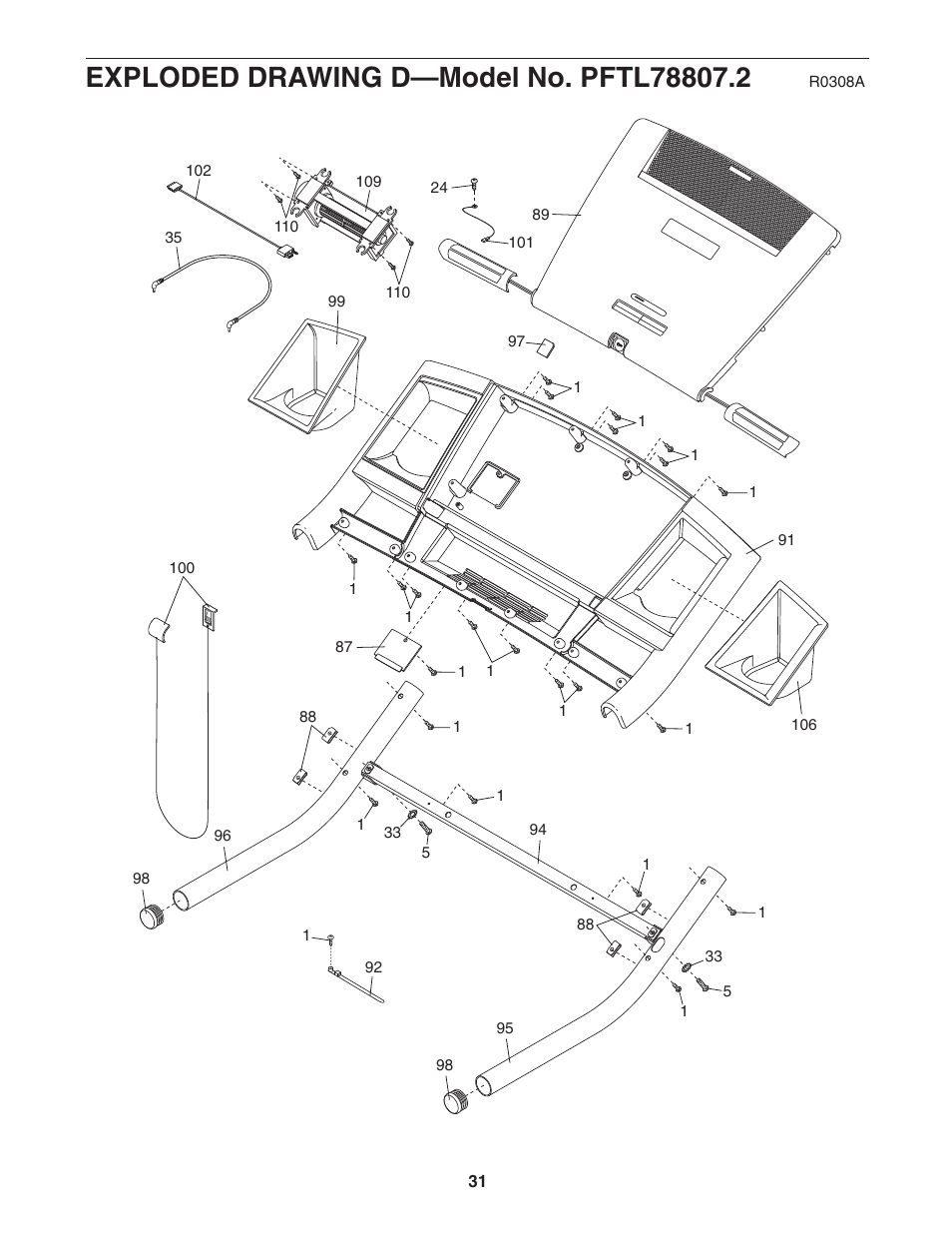 ProForm PFTL78807.2 User Manual | Page 31 / 32