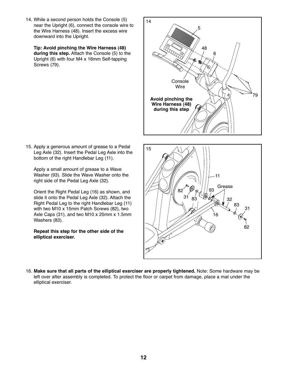 ProForm StrideClimber 831.23745.1 User Manual | Page 12 / 28