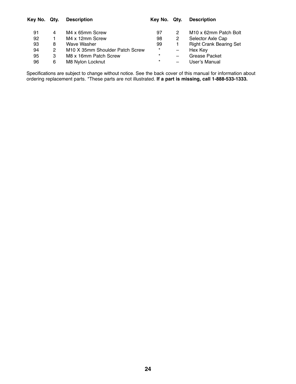 ProForm StrideClimber 831.23745.1 User Manual | Page 24 / 28
