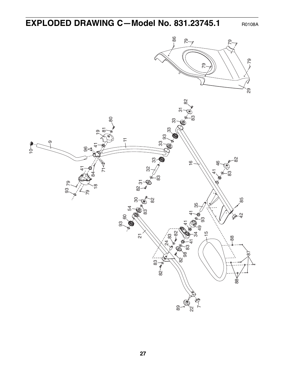 ProForm StrideClimber 831.23745.1 User Manual | Page 27 / 28