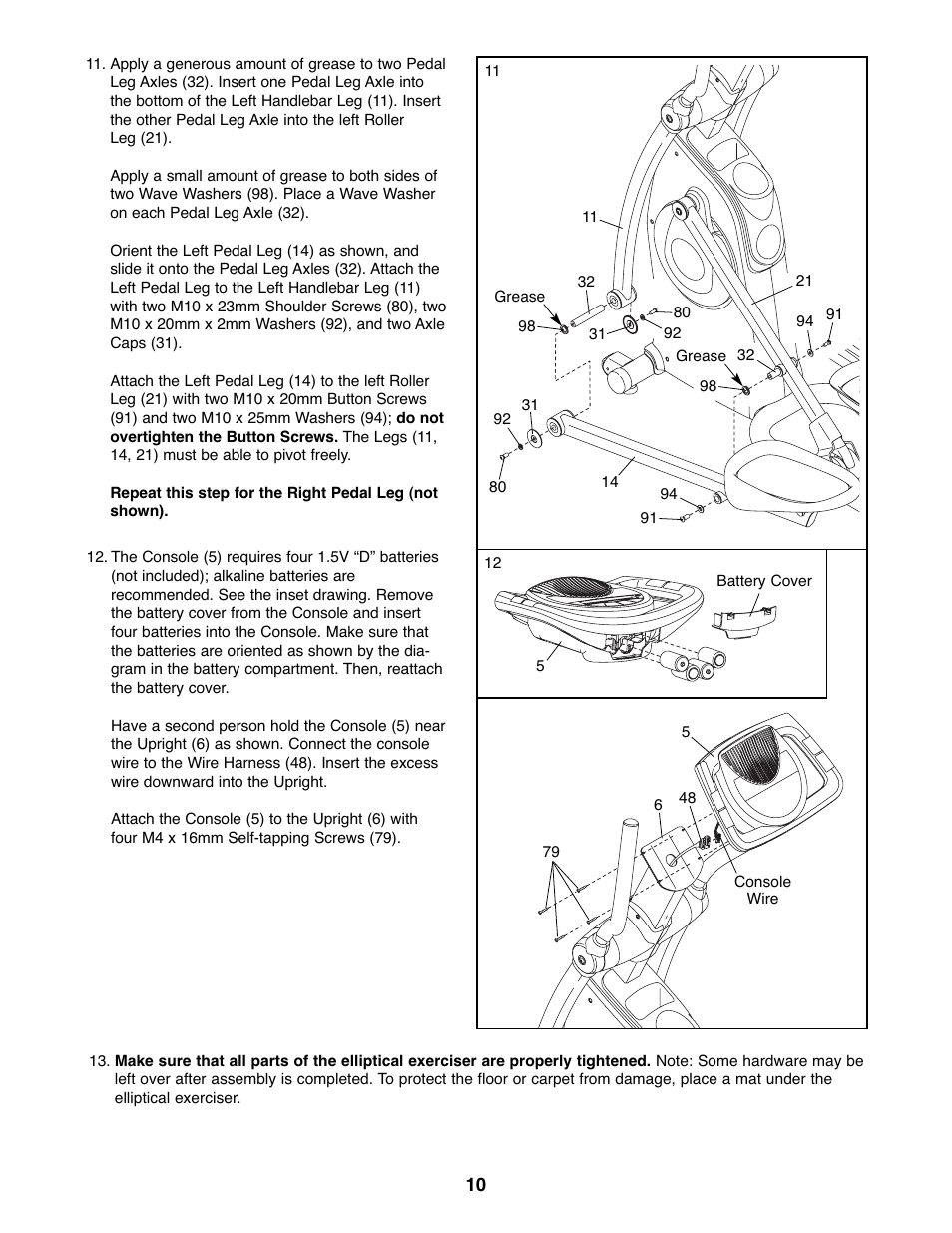 ProForm PFEL8947.0 User Manual | Page 10 / 28