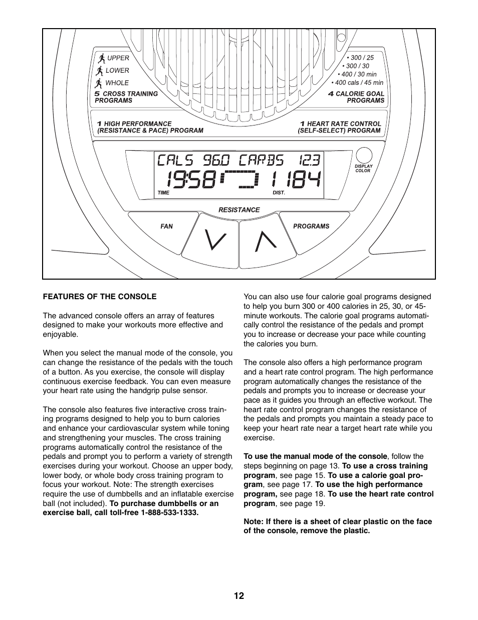 ProForm PFEL8947.0 User Manual | Page 12 / 28