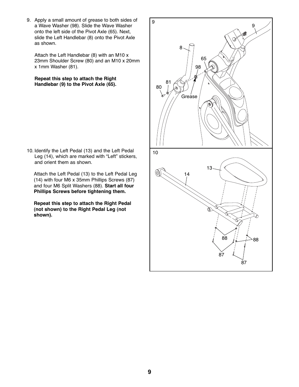 ProForm PFEL8947.0 User Manual | Page 9 / 28