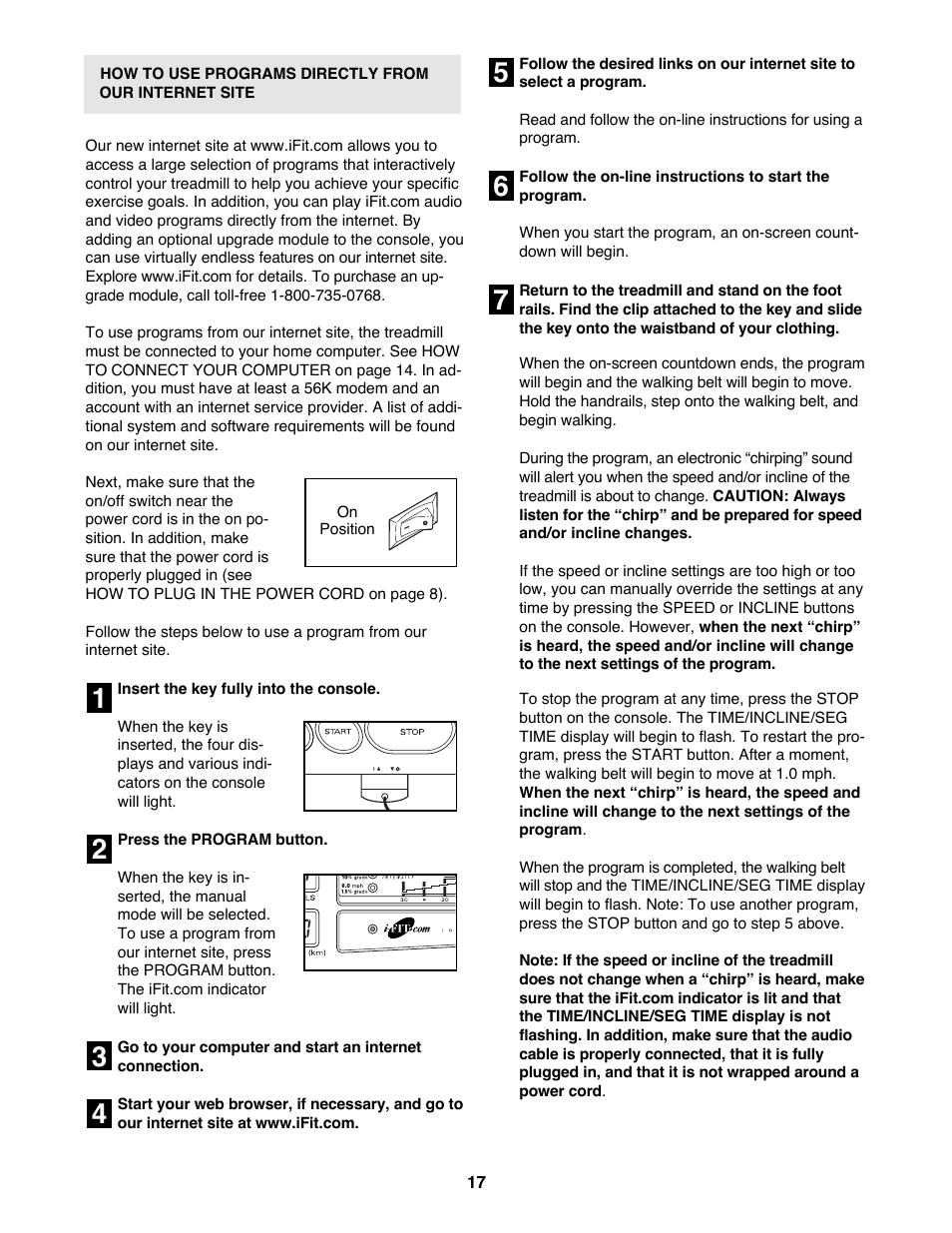 ProForm 831.299261 User Manual | Page 17 / 26