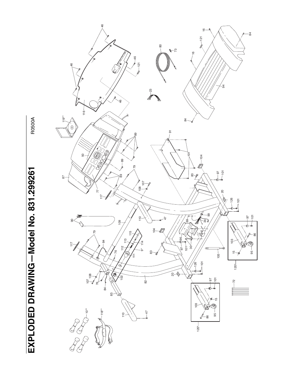 R0500a | ProForm 831.299261 User Manual | Page 25 / 26