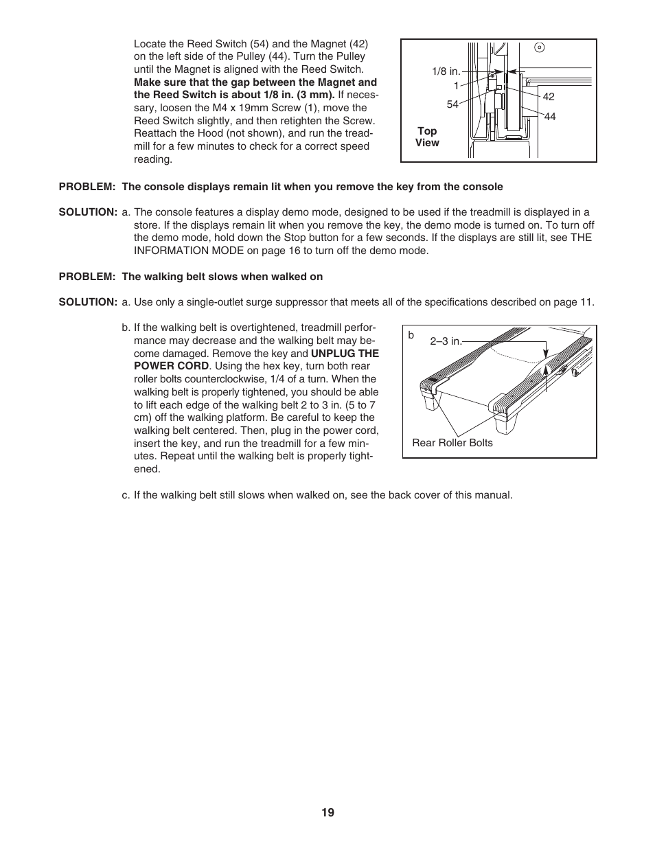 ProForm Crosswalk 831.24723.2 User Manual | Page 19 / 28