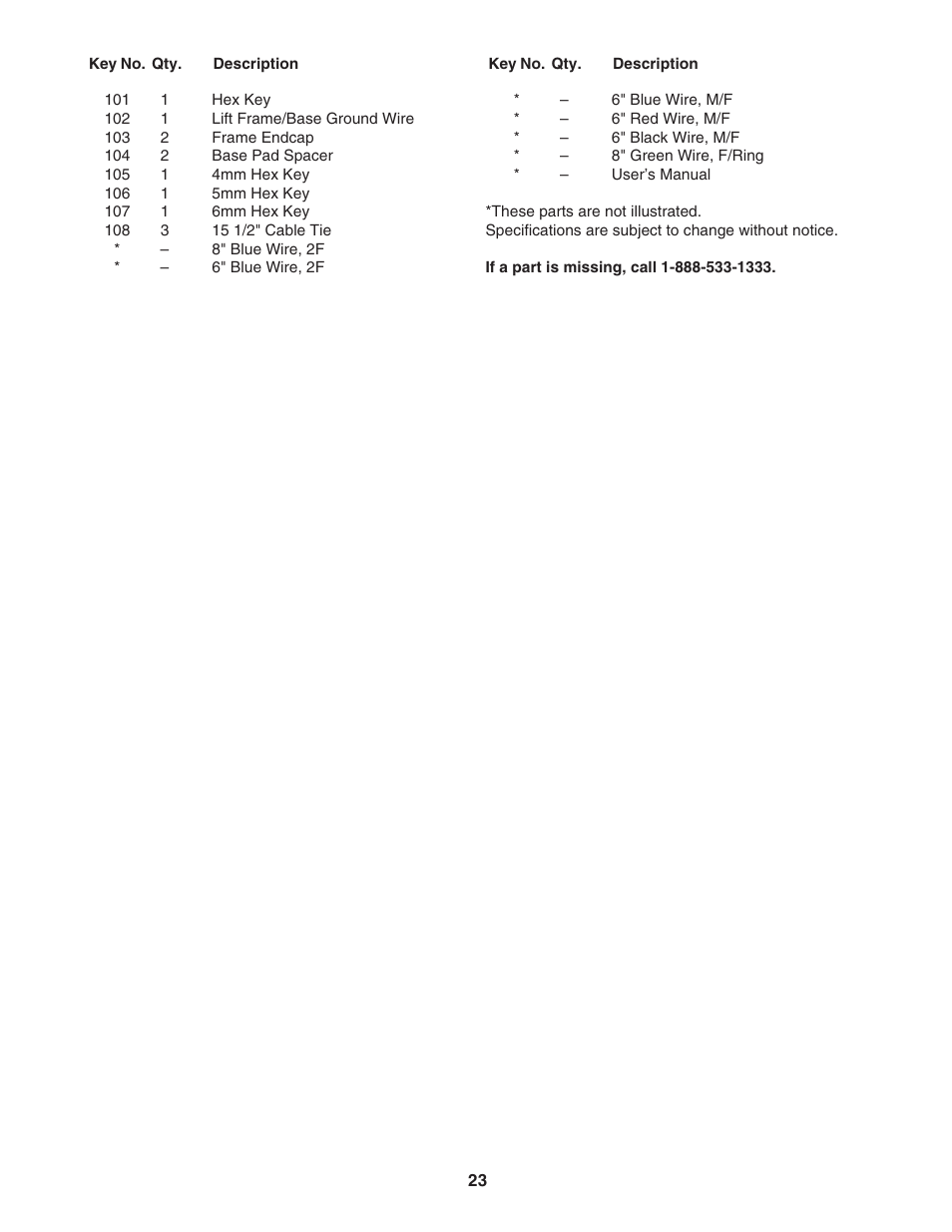 ProForm Crosswalk 831.24723.2 User Manual | Page 23 / 28