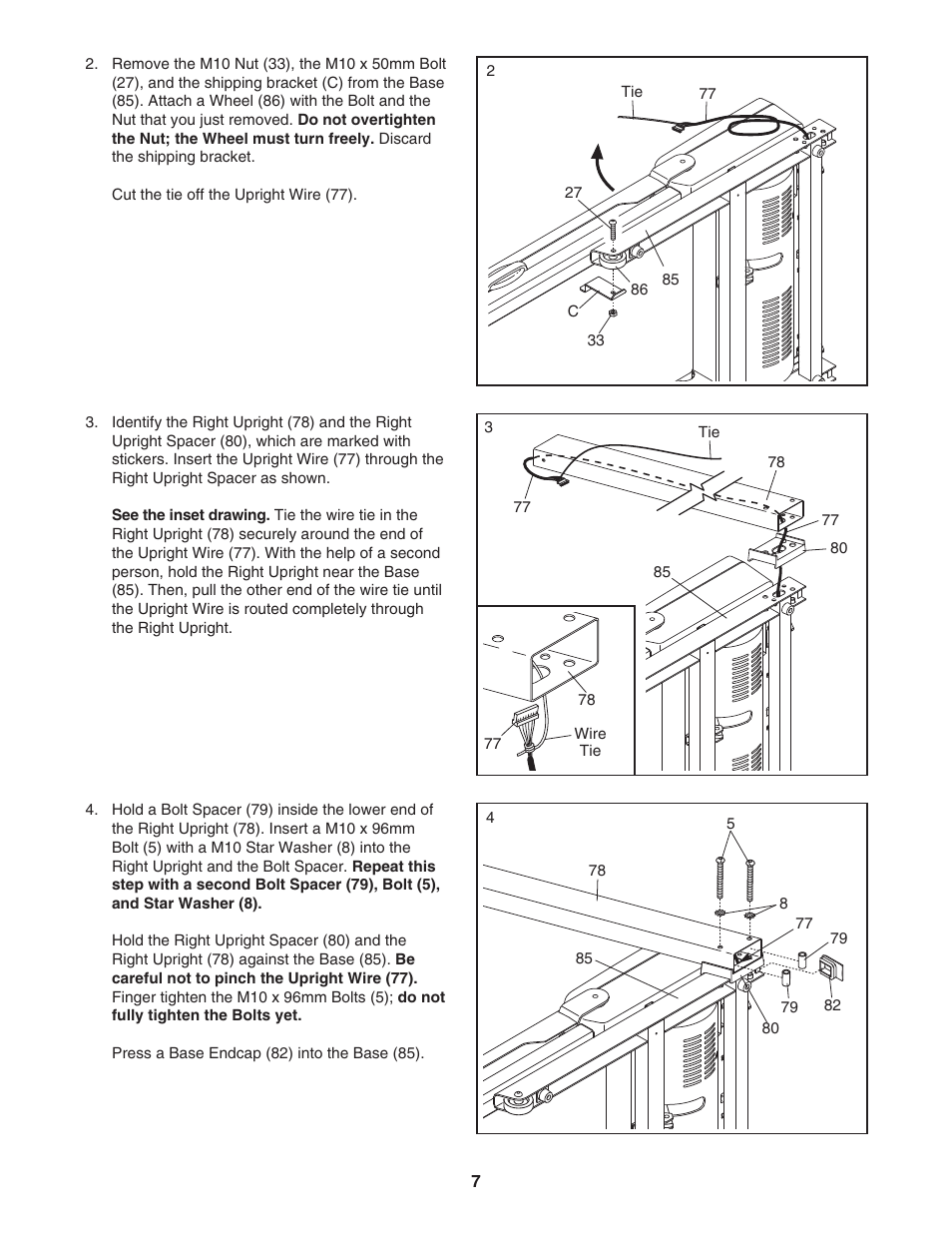 ProForm Crosswalk 831.24723.2 User Manual | Page 7 / 28