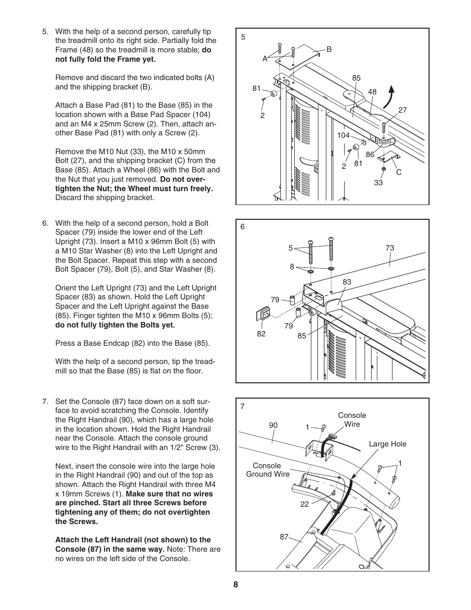 ProForm Crosswalk 831.24723.2 User Manual | Page 8 / 28