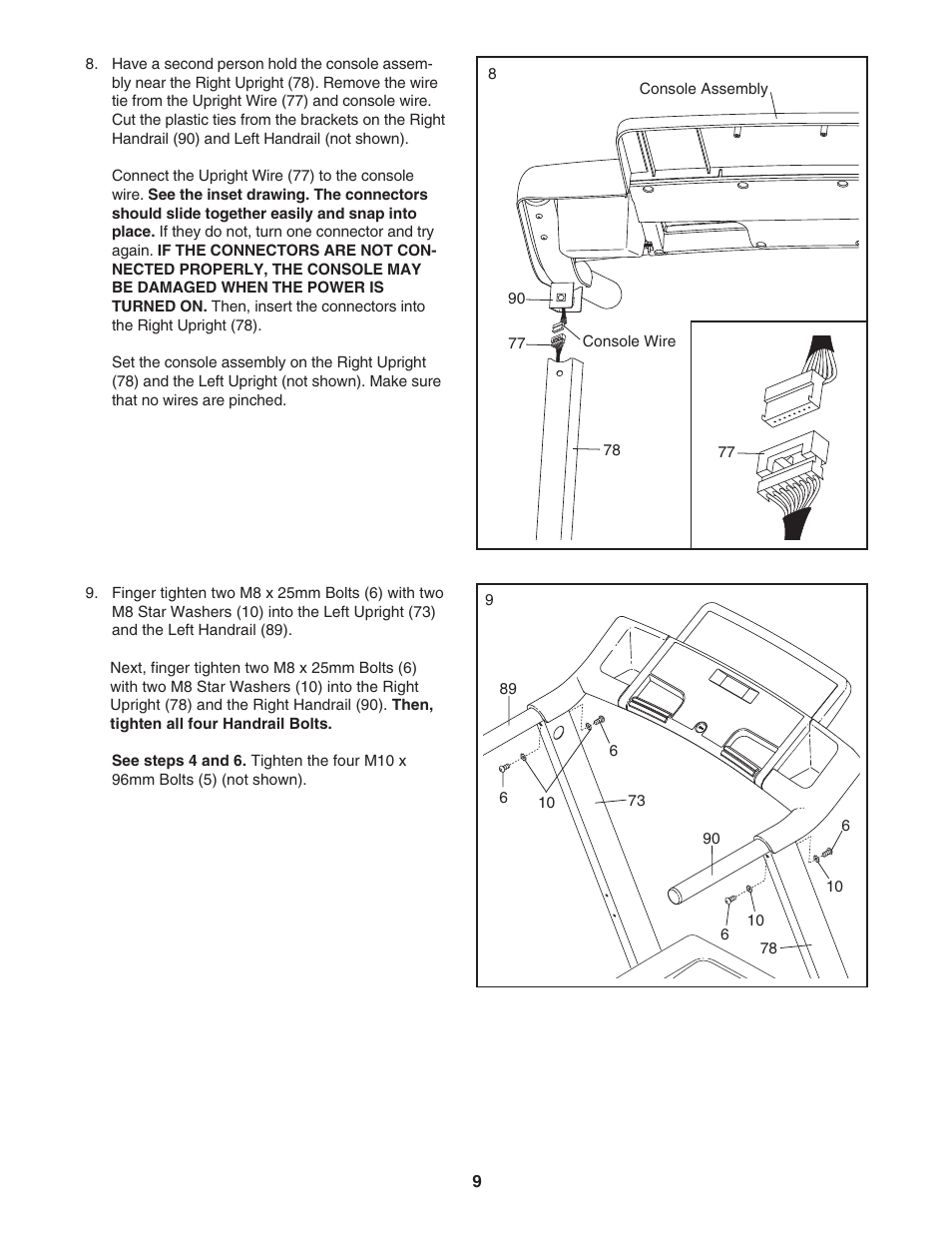 ProForm Crosswalk 831.24723.2 User Manual | Page 9 / 28