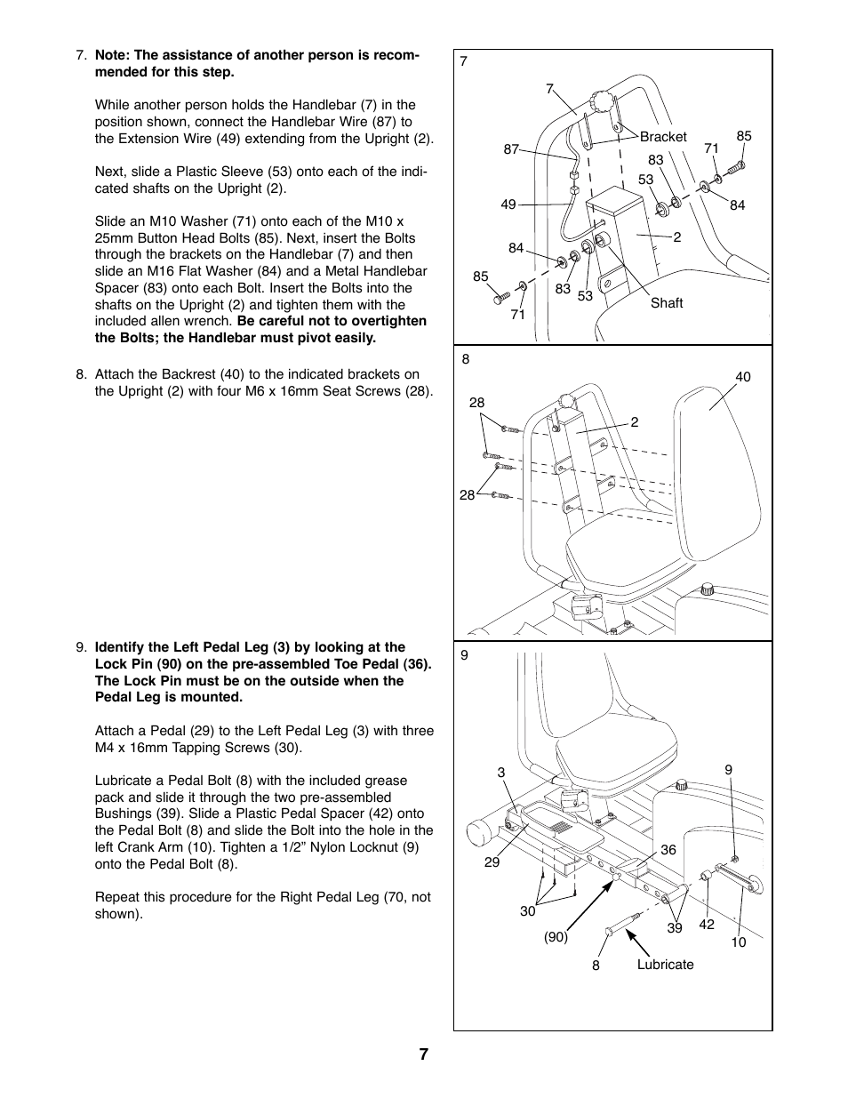 ProForm 831.285871 User Manual | Page 7 / 16