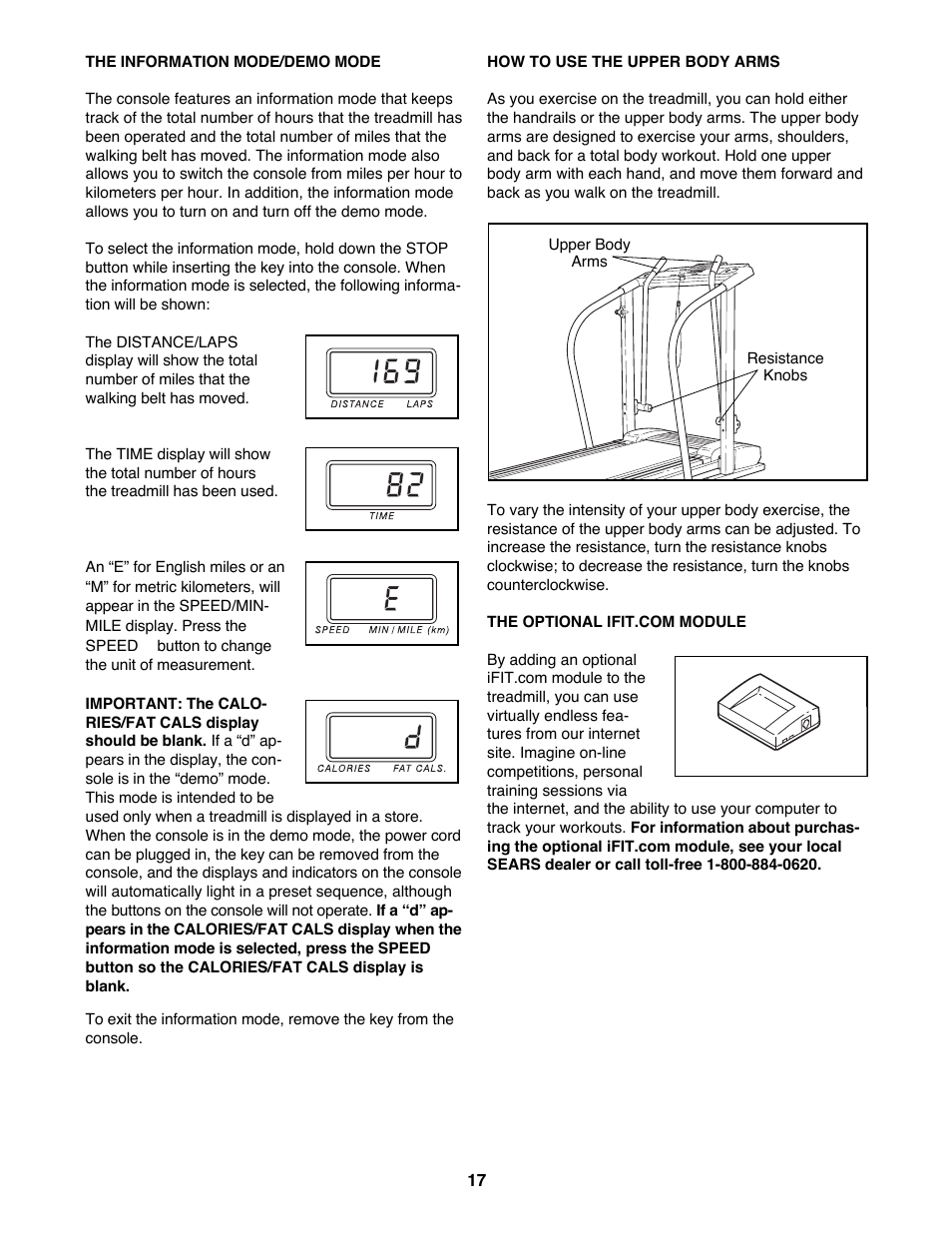 ProForm 635CW 831.299451 User Manual | Page 17 / 26