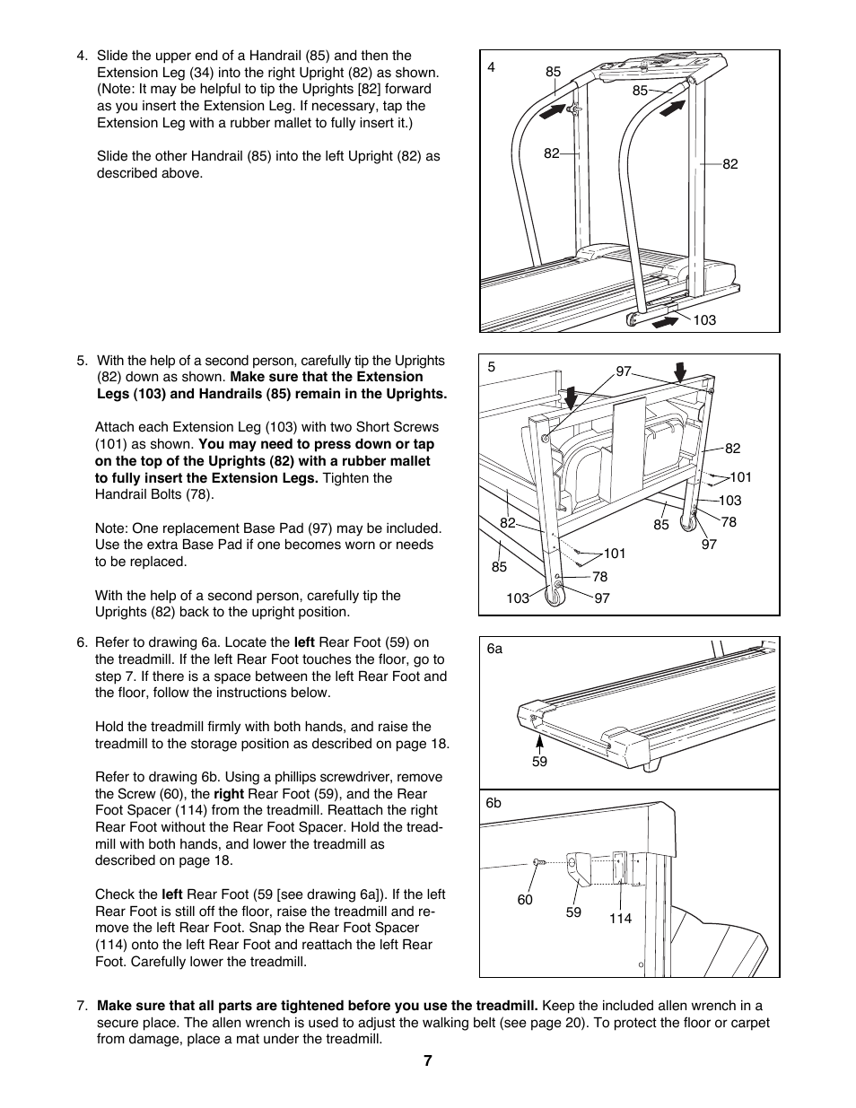ProForm 635CW 831.299451 User Manual | Page 7 / 26