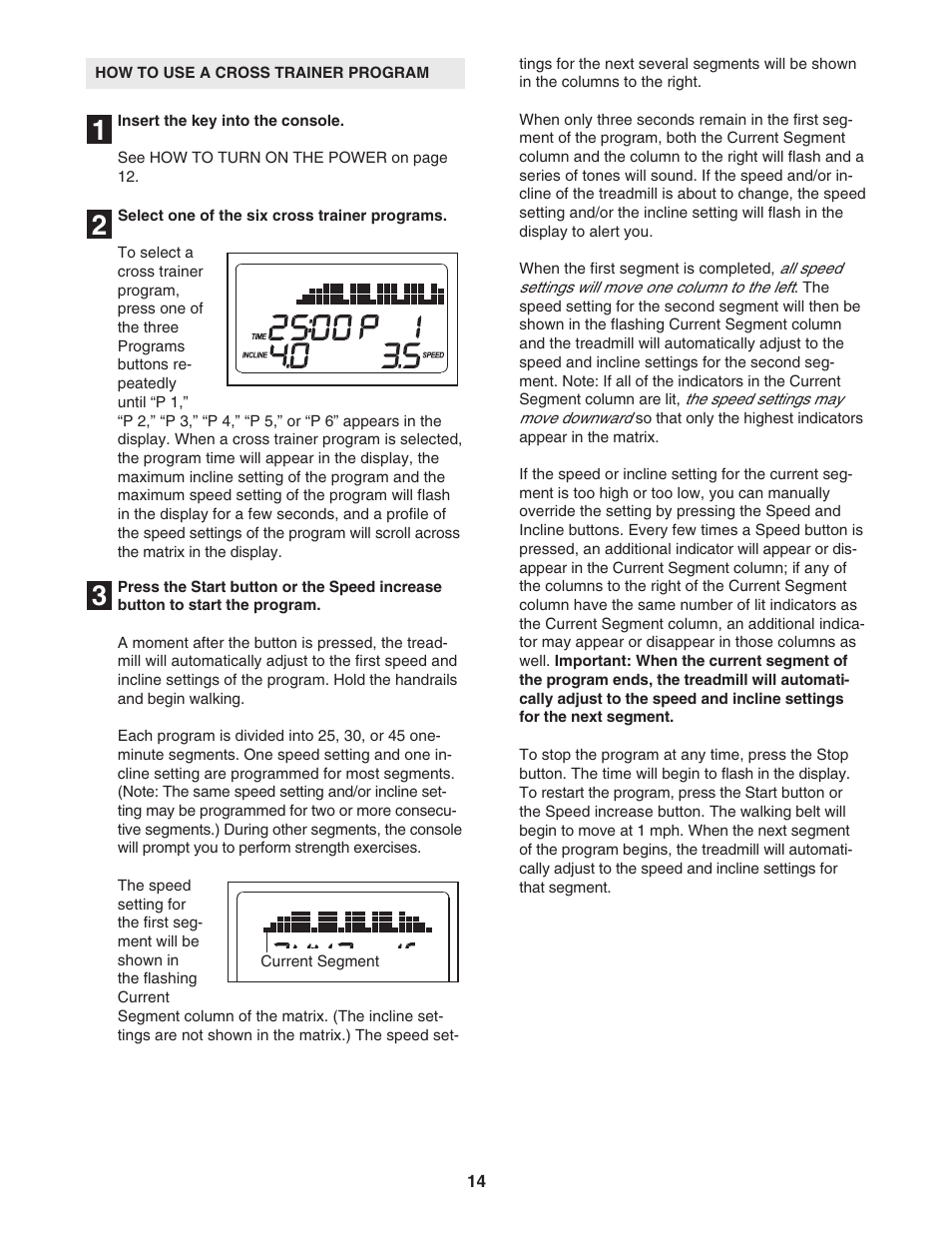 ProForm CrossTrainer PFTL59806.0 User Manual | Page 14 / 28