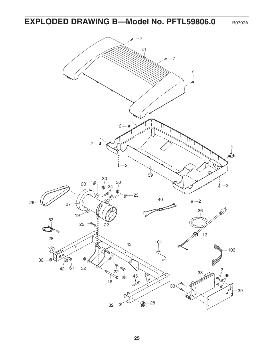 ProForm CrossTrainer PFTL59806.0 User Manual | Page 25 / 28