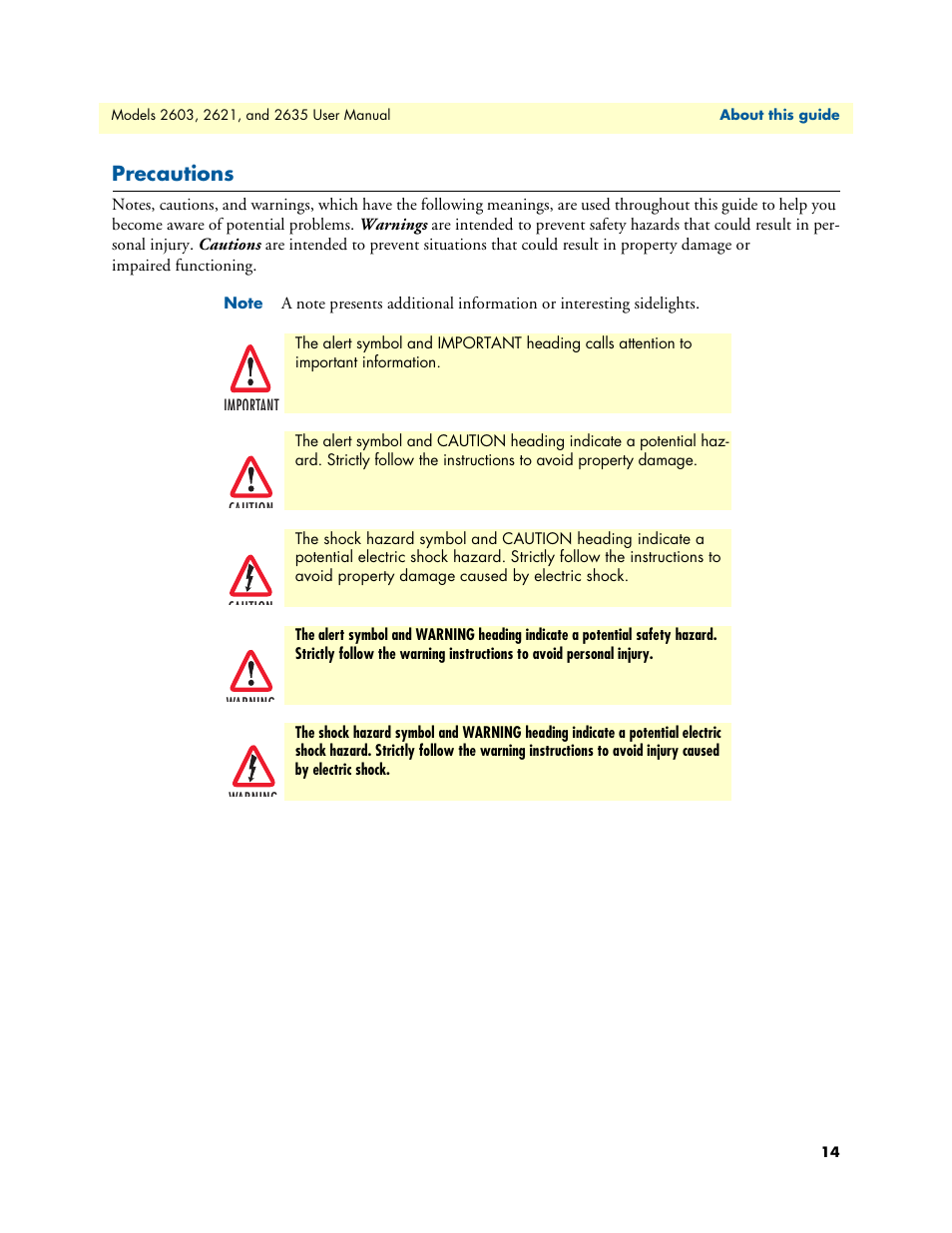 Precautions | Patton electronic ONSITE SERIES 2635 User Manual | Page 14 / 133