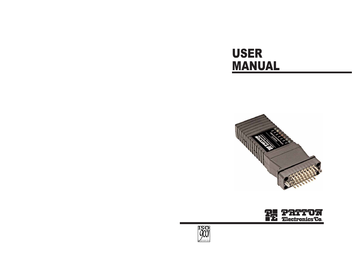 Patton electronic 2135 User Manual | 9 pages