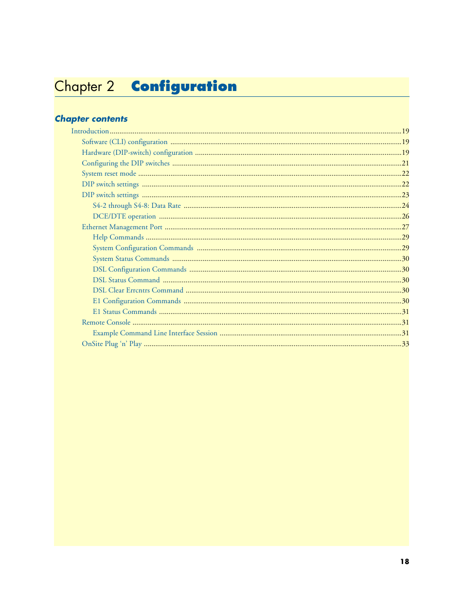 Chapter 2 configuration, Configuration, Chapter 2 | Patton electronic 3088A User Manual | Page 18 / 71