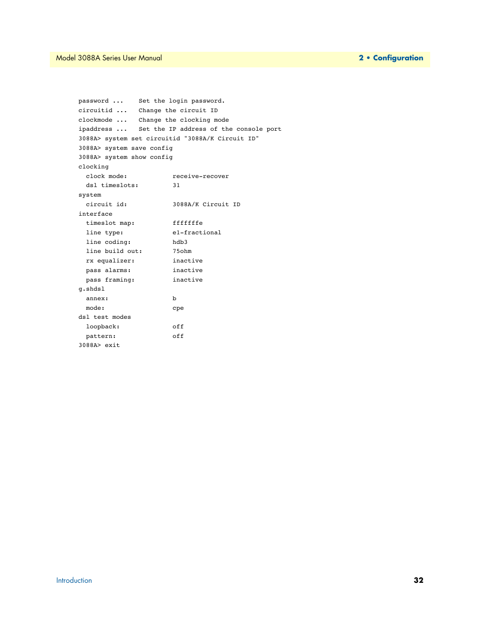 Patton electronic 3088A User Manual | Page 32 / 71