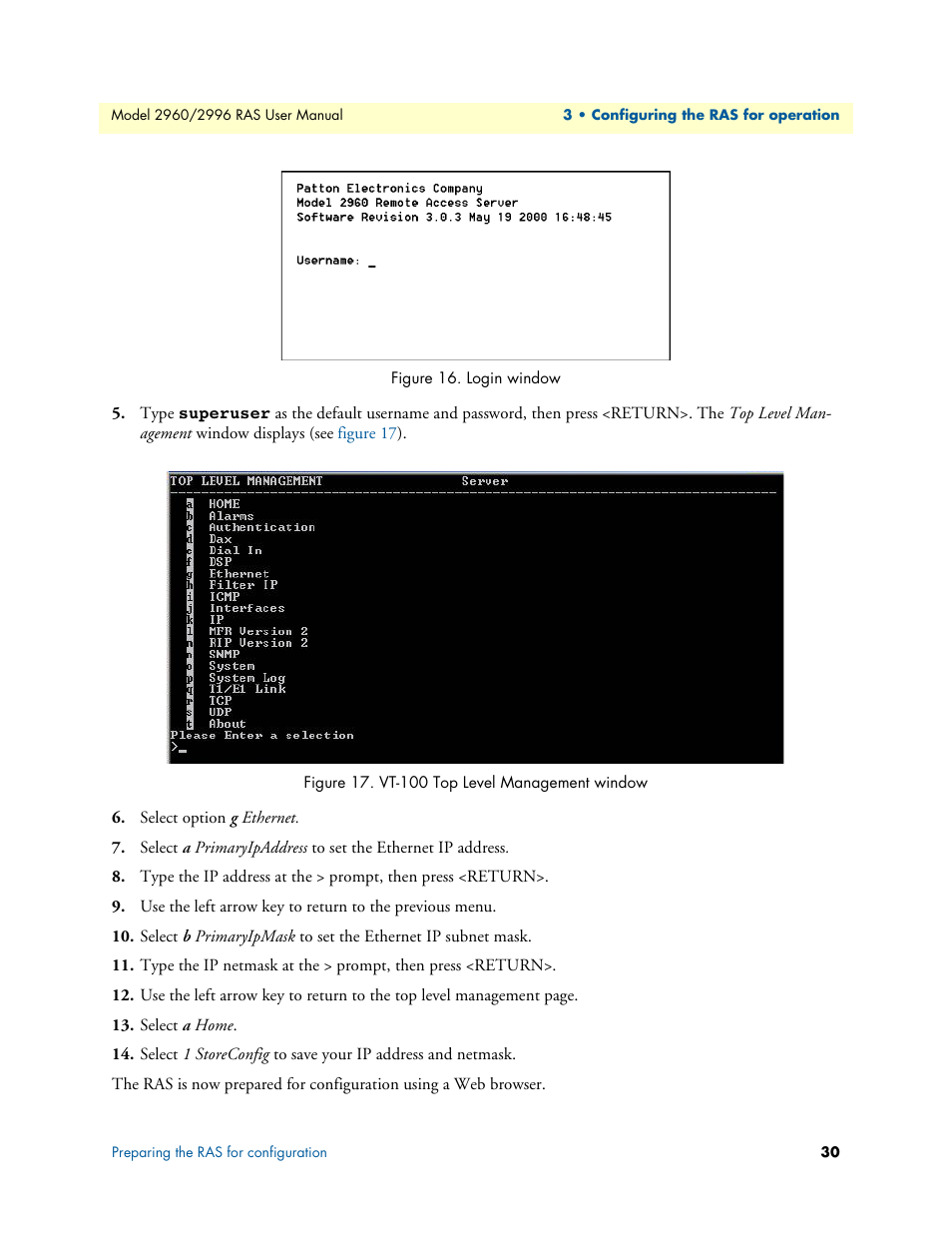 Figure 16 | Patton electronic 2996 User Manual | Page 30 / 65