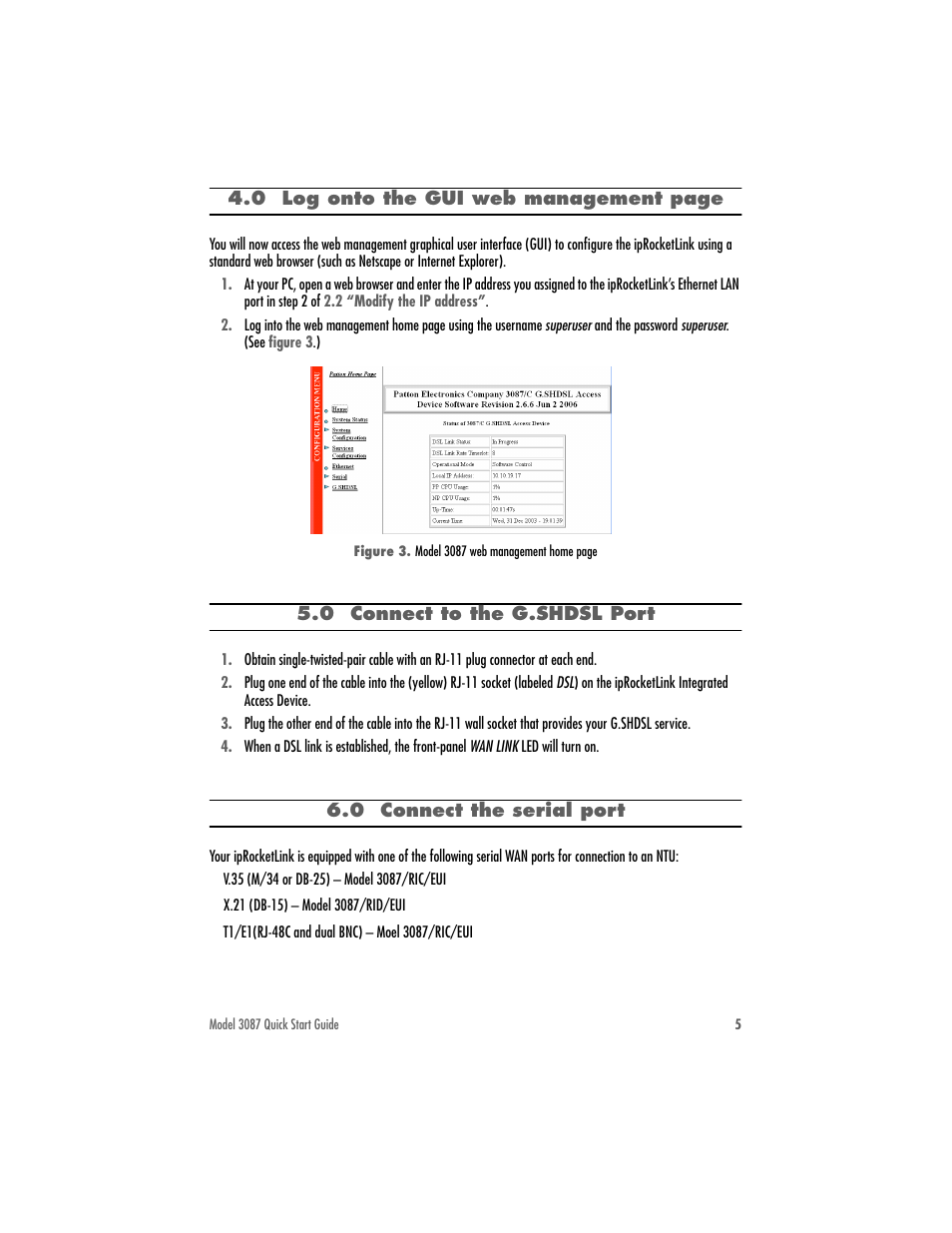 Patton electronic 3087 User Manual | Page 5 / 10