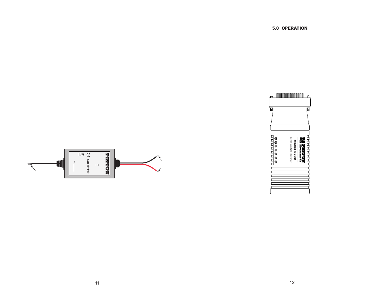 Made in china by sunny, Power supply jumper | Patton electronic 2702 G.703 User Manual | Page 7 / 11