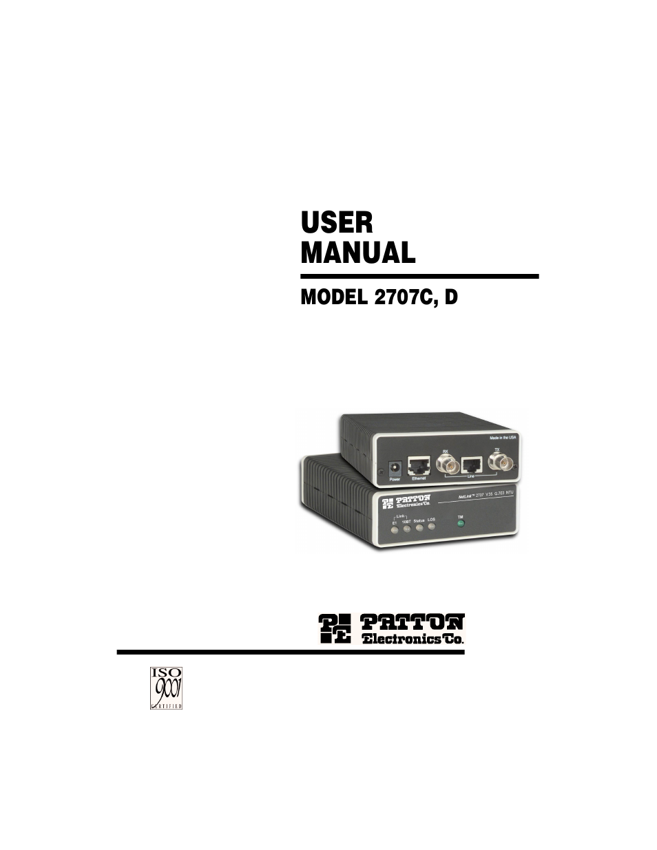 Patton electronic X.21 Interfaces User Manual | 20 pages