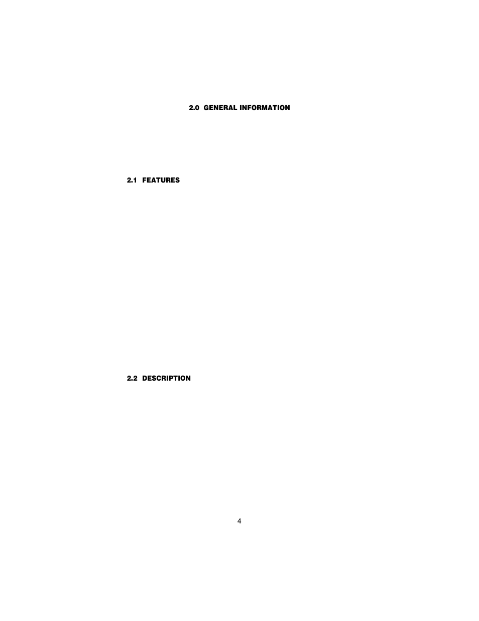 0 general information, 1 features, 2 description | Patton electronic X.21 Interfaces User Manual | Page 5 / 20