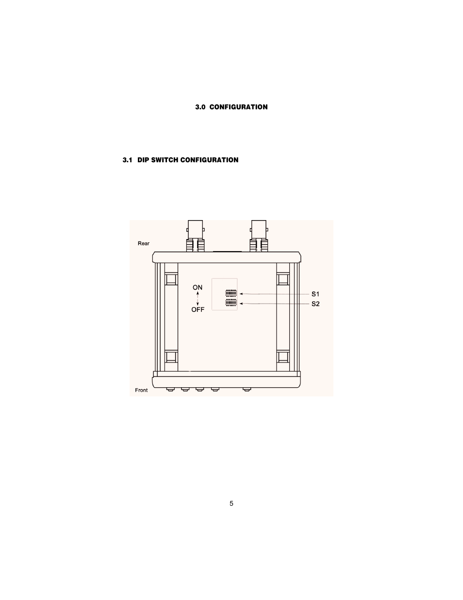 0 configuration, 1 dip switch configuration | Patton electronic X.21 Interfaces User Manual | Page 6 / 20
