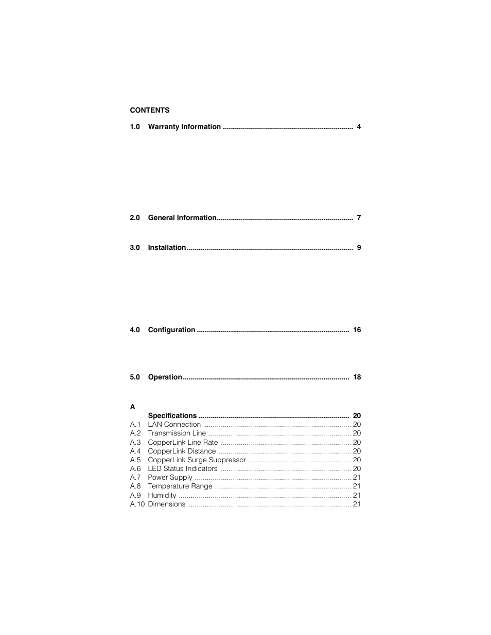 Patton electronic CopperLink Ethernet Extenders 2168A User Manual | Page 2 / 28