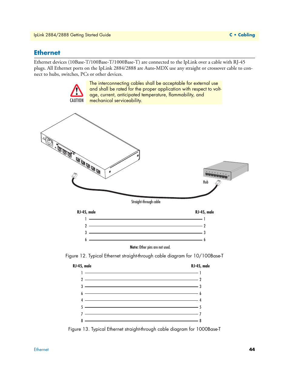 Ethernet | Patton electronic 2884 User Manual | Page 44 / 52