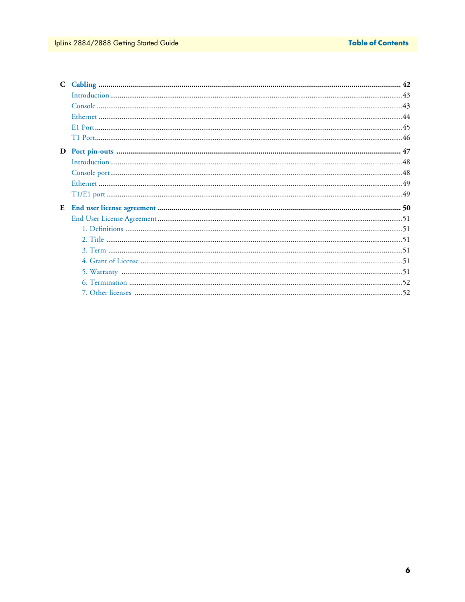 Patton electronic 2884 User Manual | Page 6 / 52
