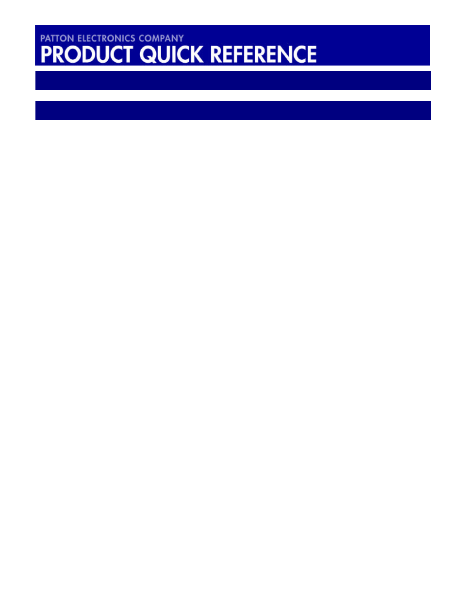 Faqs | Patton electronic 1058DVs User Manual | Page 2 / 5