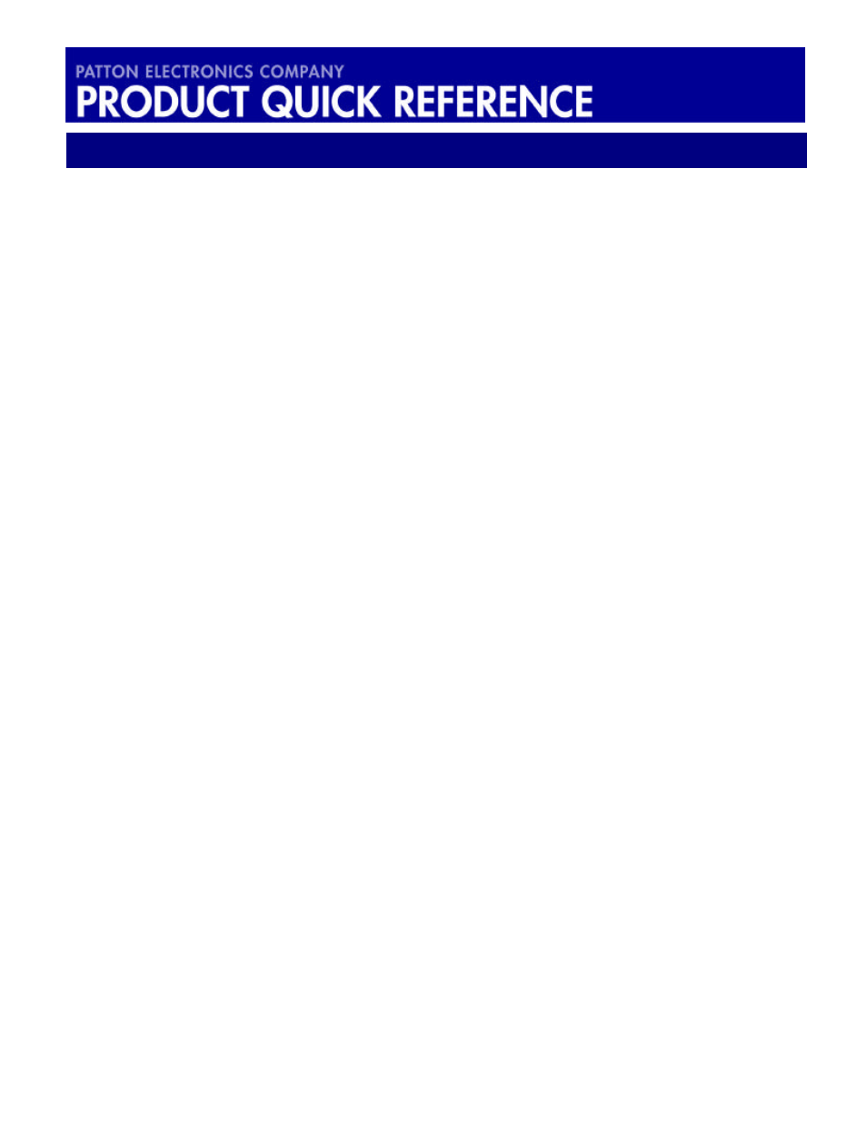 Faqs | Patton electronic 1058DVs User Manual | Page 4 / 5