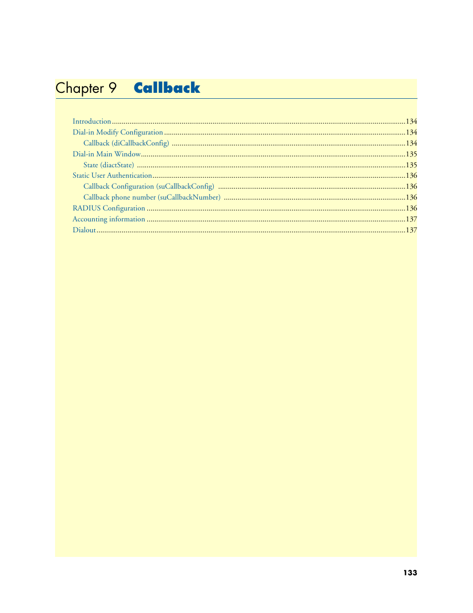 Chapter 9 callback, Callback, Chapter 9 | Patton electronic 29XX User Manual | Page 133 / 326