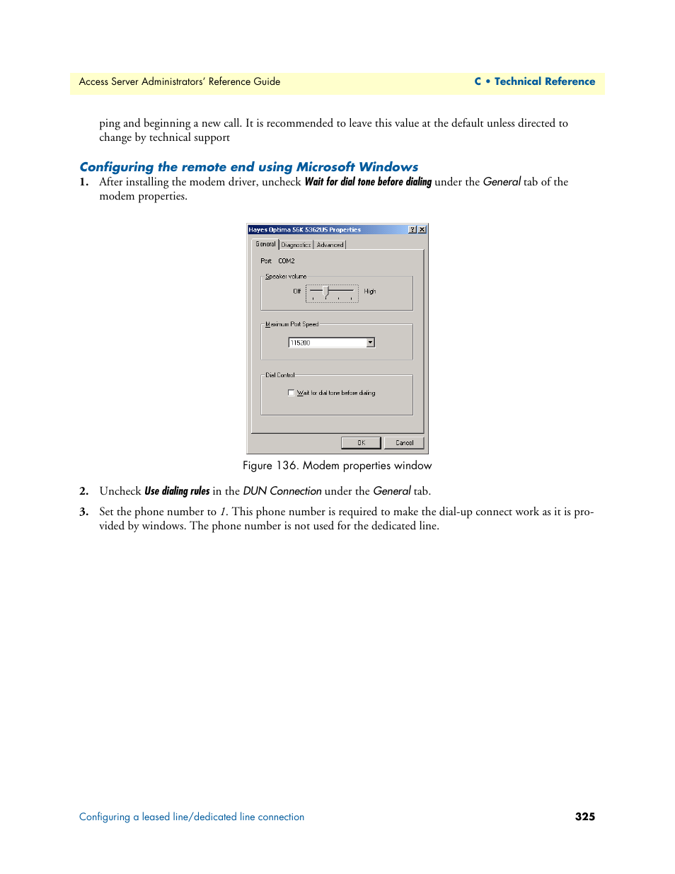 Configuring the remote end using microsoft windows | Patton electronic 29XX User Manual | Page 325 / 326