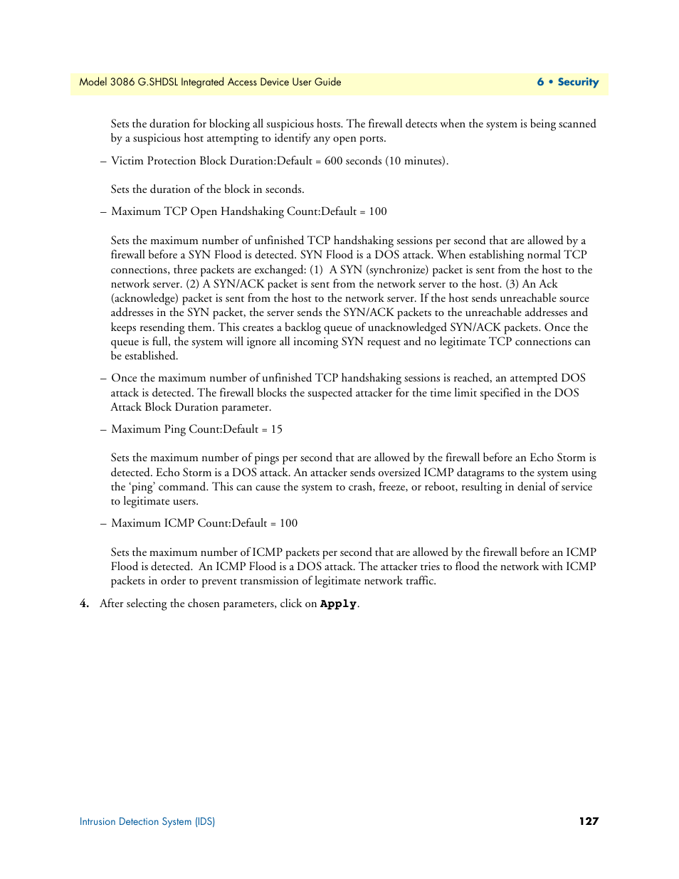 Patton electronic G.SHDSL INTEGRATED 3086 User Manual | Page 127 / 196