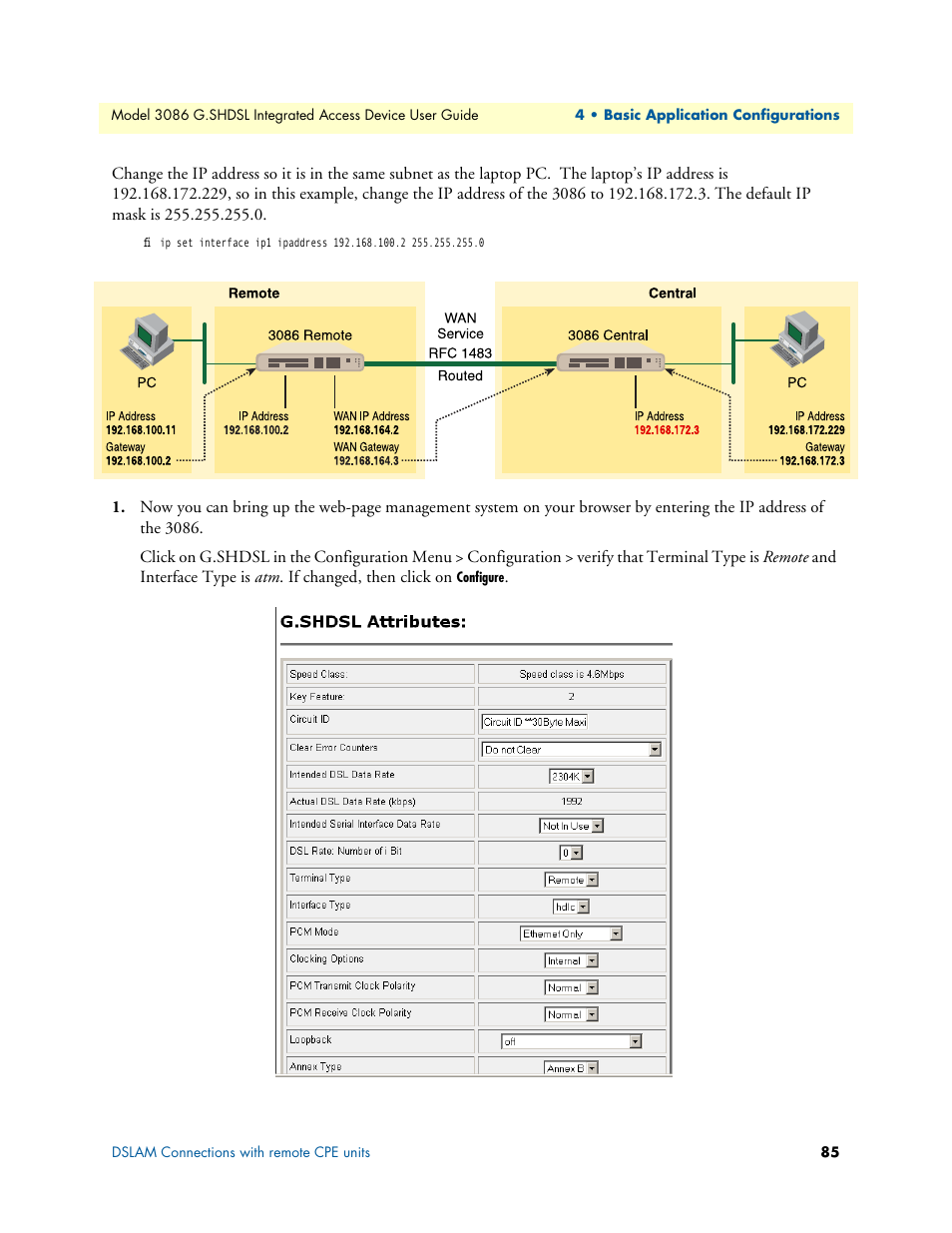 Patton electronic G.SHDSL INTEGRATED 3086 User Manual | Page 85 / 196