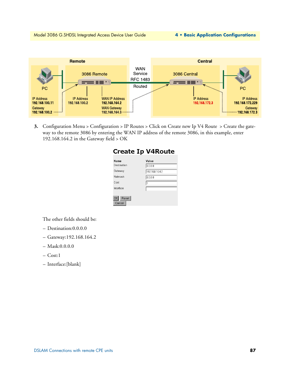 Patton electronic G.SHDSL INTEGRATED 3086 User Manual | Page 87 / 196
