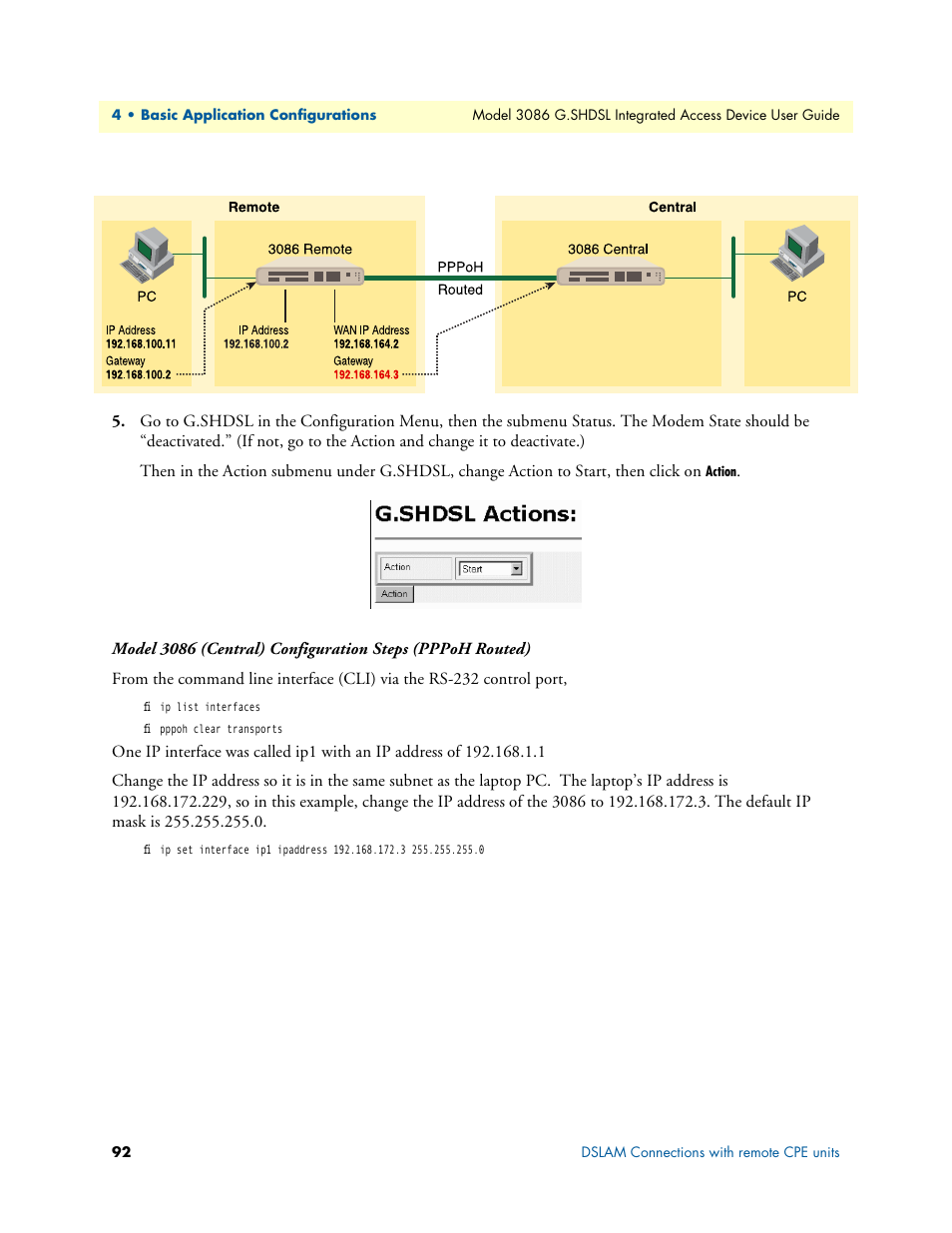 Patton electronic G.SHDSL INTEGRATED 3086 User Manual | Page 92 / 196
