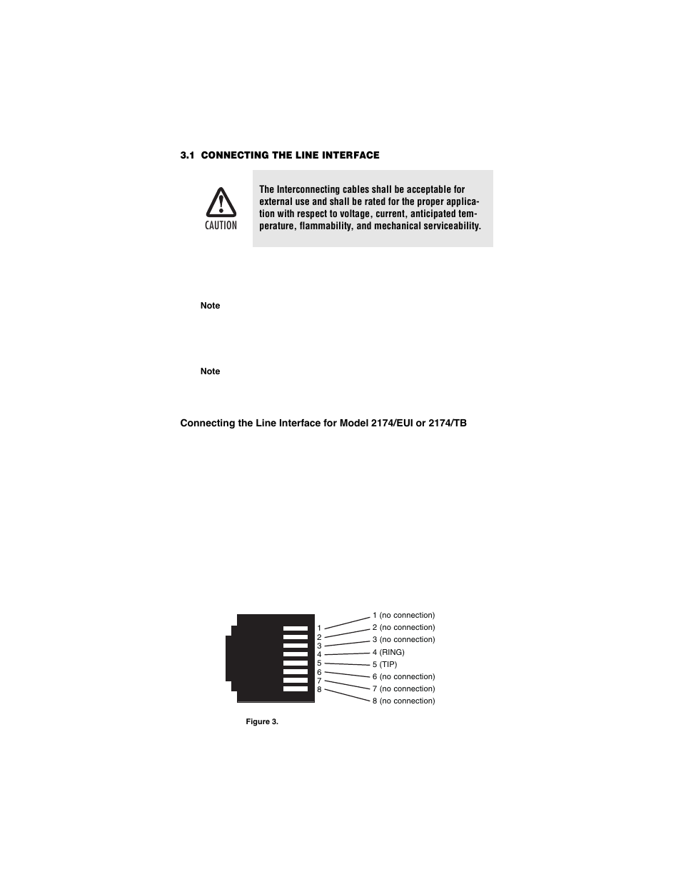 1 connecting the line interface, Connecting the line interface, To section 3.1 | Patton electronic COPPER LINK 2174 User Manual | Page 11 / 24
