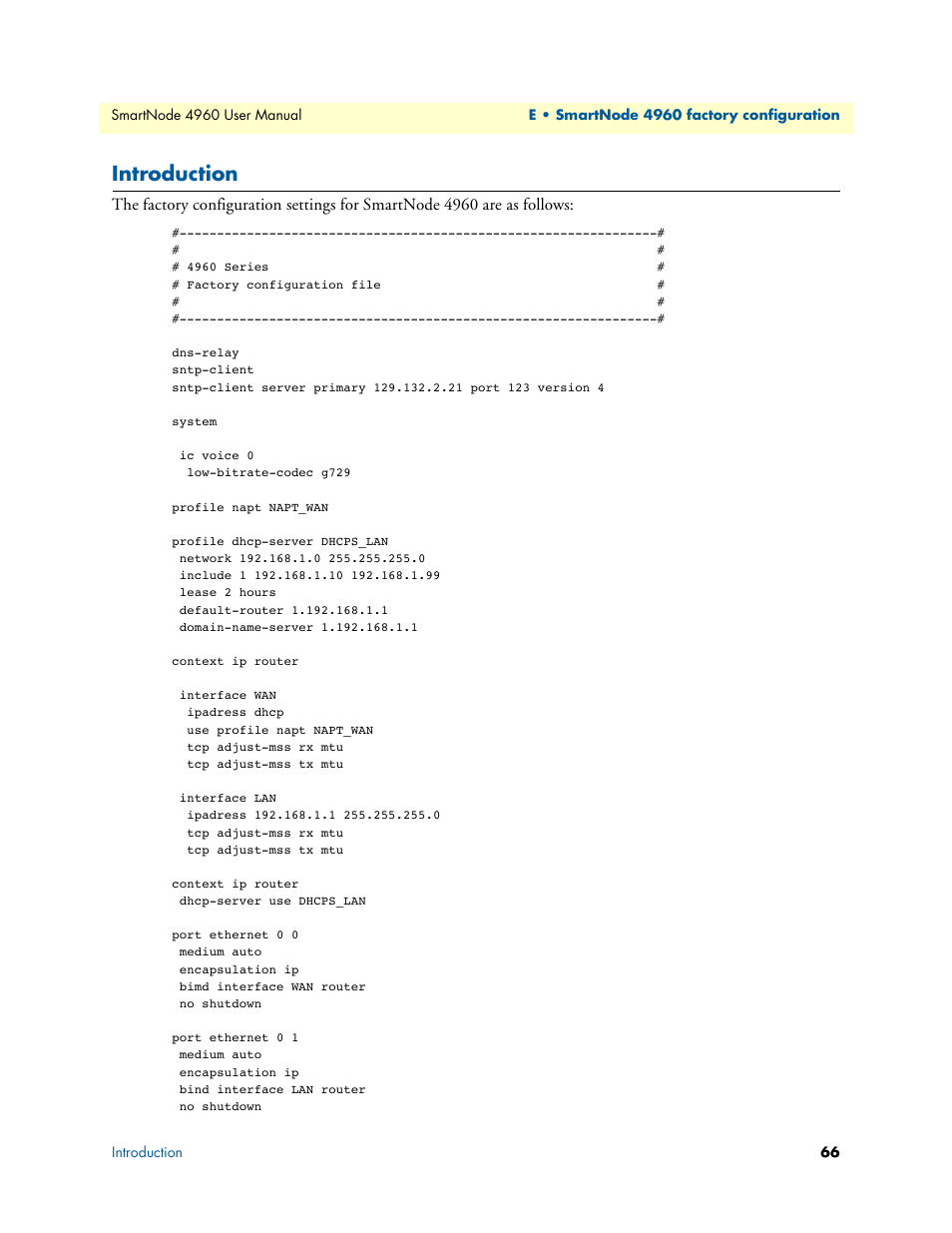 Introduction | Patton electronic SMARTNODE 4960 User Manual | Page 65 / 68