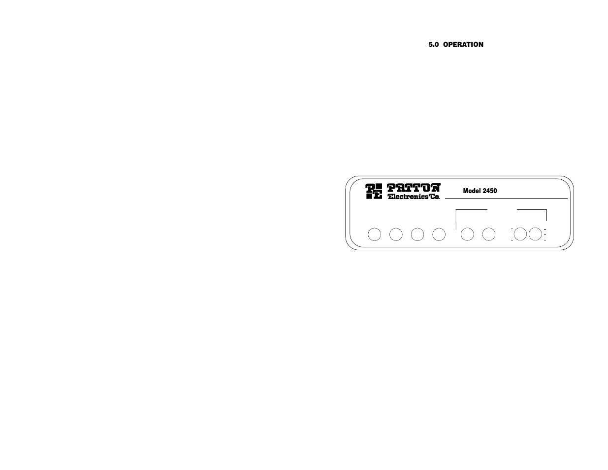 Patton electronic 2450 User Manual | Page 6 / 11