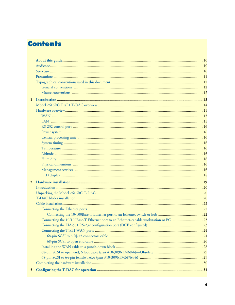 Patton electronic 2616RC User Manual | Page 4 / 80