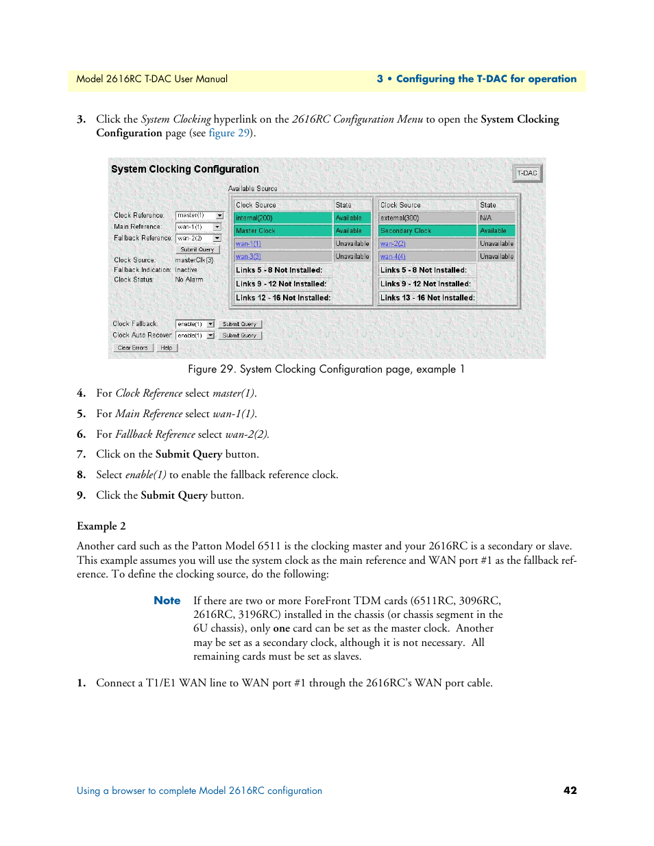 Patton electronic 2616RC User Manual | Page 42 / 80