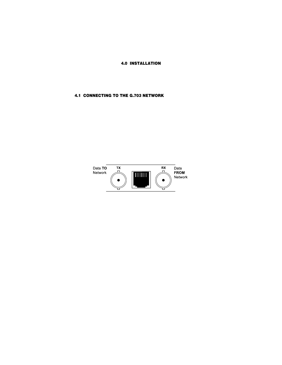0 installation, 1 connecting to the g.703 network, Opening the case | Installation, Connecting to the g.703 network | Patton electronic 2701/B User Manual | Page 13 / 28