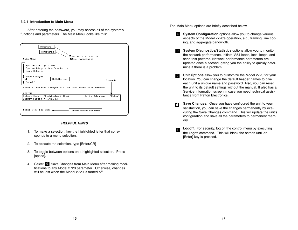 Patton electronic 2720/I Series User Manual | Page 17 / 48