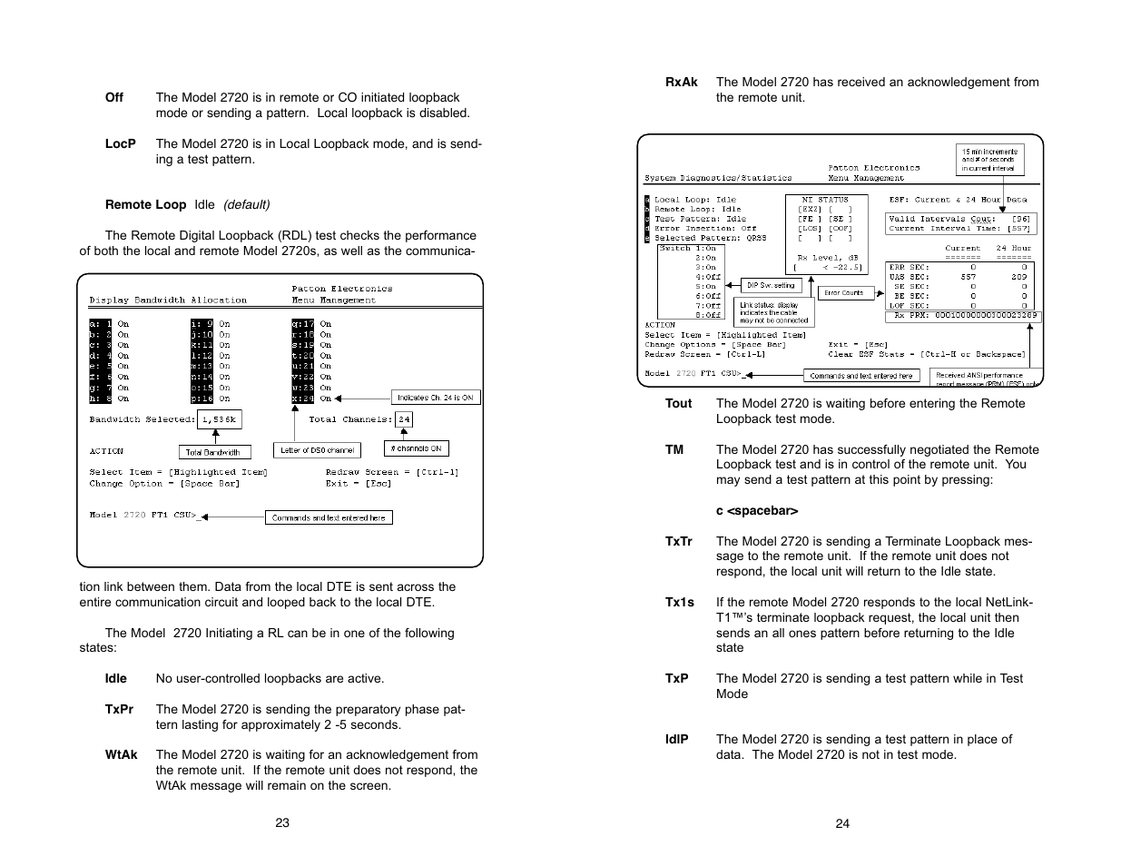 Patton electronic 2720/I Series User Manual | Page 24 / 48