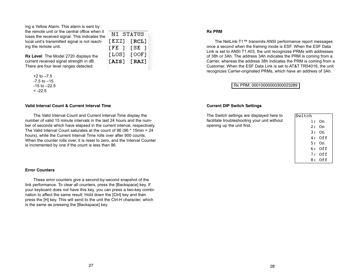Patton electronic 2720/I Series User Manual | Page 28 / 48